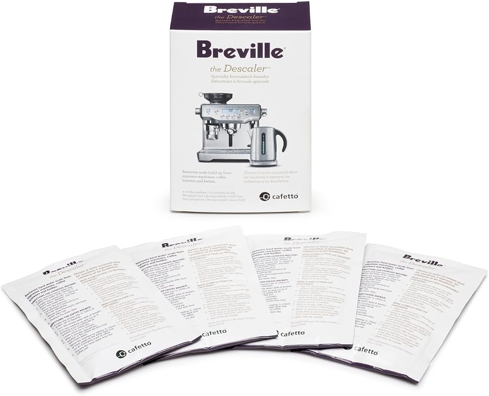 Breville BES007 espresso machine descaler 4 pack
