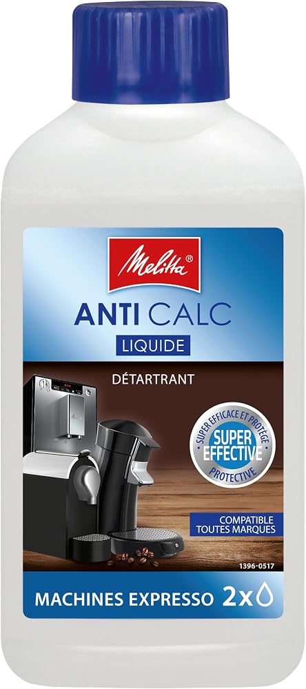 Melitta liquid descaler for automatic coffee machines