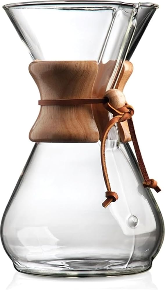 Chemex Pour-Over Glass Coffeemaker Classic Series 8-Cup