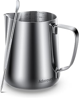 Stainless Steel Milk Frothing Pitcher – Multi-Size (8.5–66 oz)
