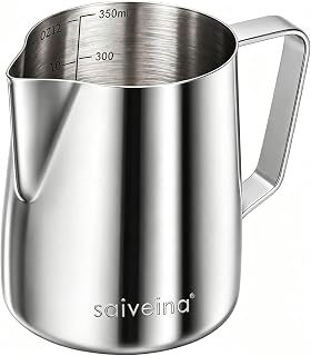 Saiveina Milk Frothing Pitcher 12 oz (350 ml)