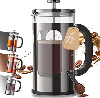 Veken 34 oz French Press (Plastic-Free Brew Path)