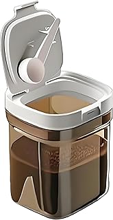 Yszaxnsr 15 oz airtight coffee canister with magnetic scoop