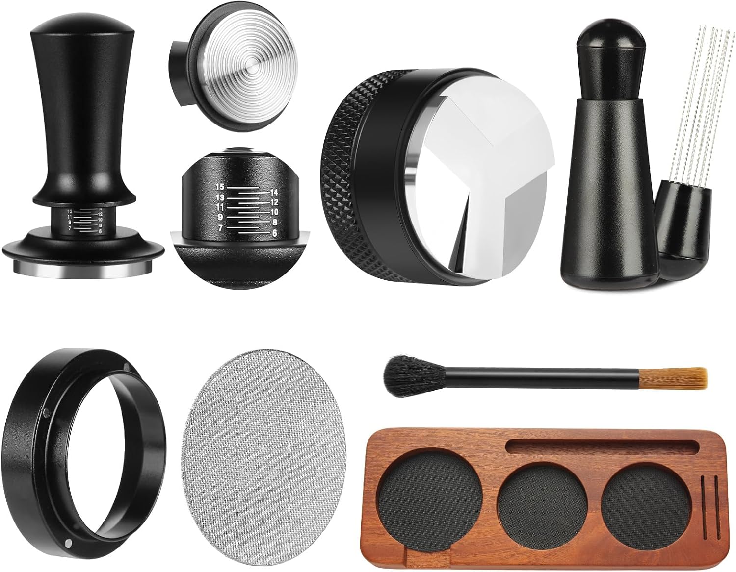 7-Piece Espresso Tool Kit (Tamper + WDT)